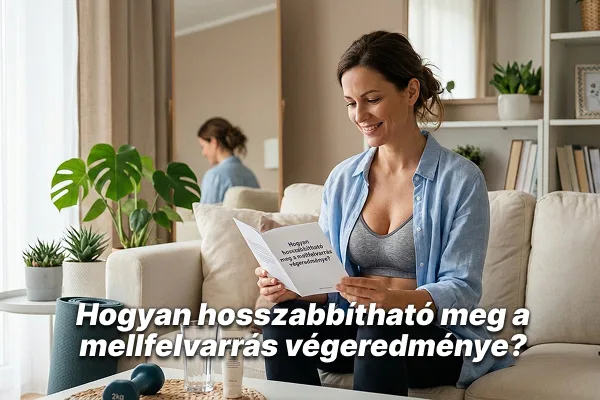Hogyan hosszabbítható meg a mellfelvarrás végeredménye?