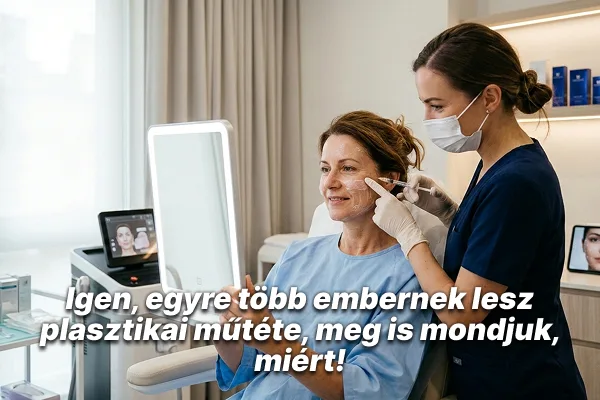 IGEN, EGYRE TÖBB EMBERNEK LESZ PLASZTIKAI MŰTÉTE, MEG IS MONDJUK, MIÉRT